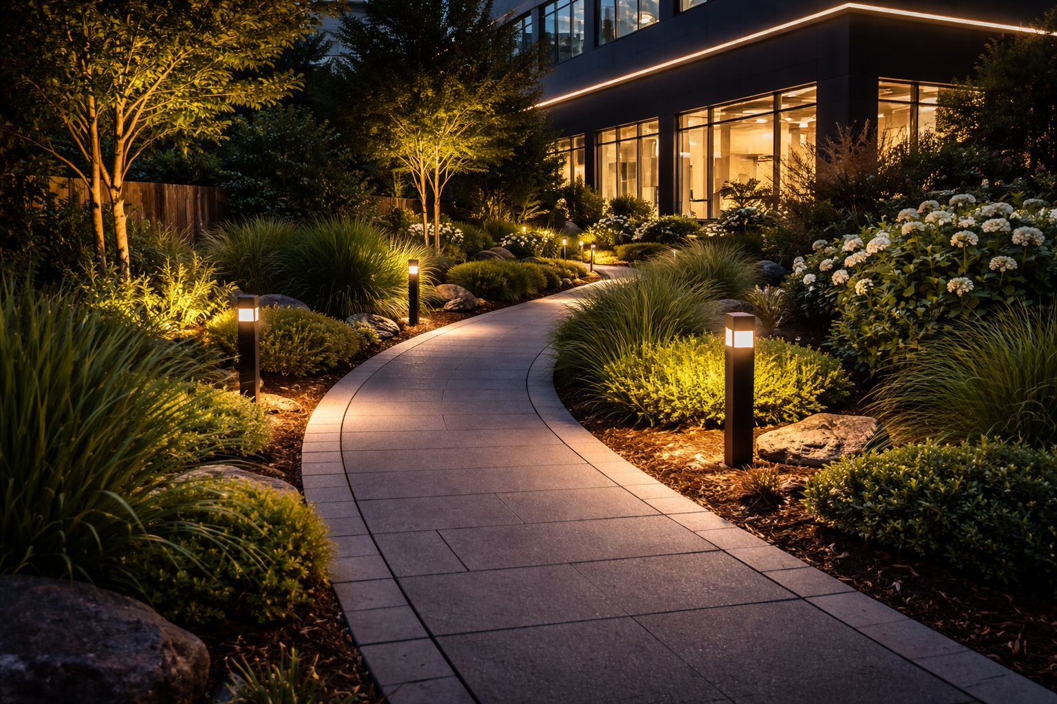 Elegant Pathway Illumination